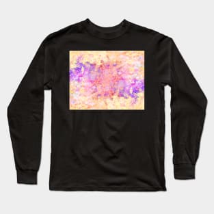 Color Splash Paint Splatter abstract art Long Sleeve T-Shirt